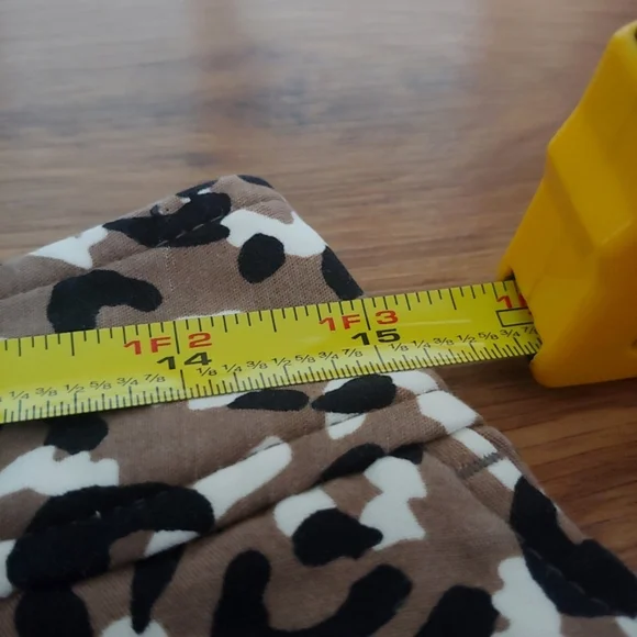 EUC Merona Brown Black Leopard Animal Print High Waisted Pencil Mini Skirt 4 - Picture 8 of 11